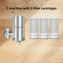 1 Set Wasserhahn-Wasserfilter mit neuen Kohleblock-Antikalk-Filterkartuschen 3/5/6 Stücke, kompatibel mit den meisten Wasserhähnen, filtert Schlamm, Verunreinigungen und andere Partikel, reduziert Kalkablagerungen, Wasseralkalität und Restchlor - Übersicht 11