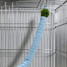 Multi-Functional Pet Cage Hammock & Climbing Ladder, Fun Swing Rope Bridge Toy For Small Animals Like Parrots & Hamsters, Interactive Playground Accessory - A - View 8