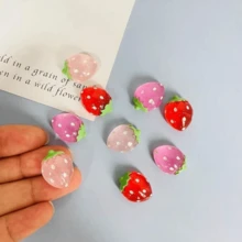3/6/9 件精美草莓冰箱贴，可爱装饰磁铁，个性化冰箱贴，适用于厨房、办公室白板、储物柜和洗碗机、厨房装饰、家居装饰、派对礼品 - 彩色 - 查看 2