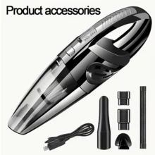 LEVIATECH Penyedot Debu Genggam - Penyedot Debu Mobil Tanpa Kabel dengan Daya Hisap Kuat! Dapat Diisi Ulang, Desain Mini Portabel untuk Rumah & Perjalanan, Ideal untuk Bulu Hewan Peliharaan, Pengisian Daya USB, Ringan & Dapat Digunakan untuk Permukaan Basah dan Kering - Tanpa kabel - View 10