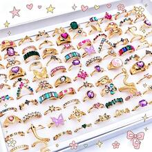 10/18pcs Spider & Snake Ring Set, Punk Hip-Hop Mixed Styles, Couple Rings For Party & Daily Wear, Fashion Jewelry Gift, Random Assortment - Punk Men's Ring Set - View 15