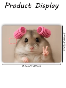 1pc Curly Hair Mouse Credit Card Sticker Protector, Cute Pet Party Birthday Gift, PVC Material Anti-Fingerprint Anti-Scratch Wear-Resistant Skin, Suitable For Men, Women, Couples, Small Chip Card, Bank Card Decorative Sticker, Credit Card, Transportation Card, Student Campus Card DIY - Type a - View 13