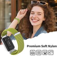 通用運動尼龍編織環帶，適用於 Galaxy Fit3 Fit 3 SAM-R390 的替換錶帶腕帶手鍊配件 - for Samsung Galaxy Fit 3 - 查看 9