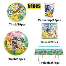 Bộ 51 món đồ dùng tiệc chủ đề Anime, bộ đồ dùng bàn tiệc sinh nhật dùng một lần cho 10 người, bao gồm đĩa, cốc và khăn giấy. Đồ trang trí lễ hội phù hợp cho cắm trại, dã ngoại, tiệc nướng sân vườn và trang trí tiệc, món quà hoàn hảo cho người hâm mộ. Lý tưởng cho tiệc Halloween, Giáng sinh, Lễ Tạ ơn và sinh nhật. Cũng là đồ trang trí hoàn hảo cho Halloween, Giáng sinh, Lễ Tạ ơn và các bữa tiệc, và là món quà bất ngờ tuyệt vời cho người hâm mộ. - Nhiều màu - Xem 12