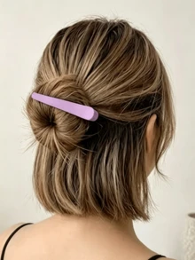 5pcs/1pc Macaron Color Bathroom Hair Clips 7cm/2.76" Lightweight Hair Clips, Fashion, Multi-Functional, Elegant, Minimalist Style, Solid Color Hair Clips Suitable For Daily Bathroom, Gifts, Outfit Matching, Summer, Beach Vacation Essentials - A - View 6