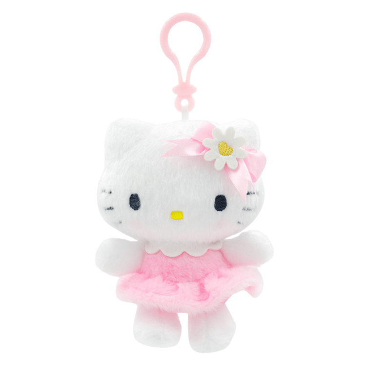 SANRIO 三麗鷗官方 Kitty/Cinnamoroll/Pochacco 毛絨吊飾掛飾，柔軟卡通鑰匙圈與包包精美配件，適合粉絲使用 - 彩色 - 查看 13
