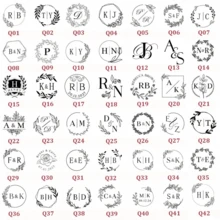 Stempel Segel Lilin Surat Kustom yang Dipersonalisasi dengan Gagang Kayu - Beraneka warna - View 5