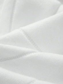 GRDR Men's Summer Ribbed Crew Neck Lightweight Knit Short Sleeve Sweater - White - View 6