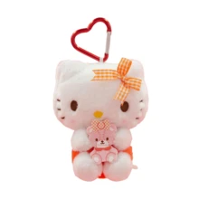 SANRIO 三麗鷗官方 Kitty/Cinnamoroll/Pochacco 毛絨吊飾掛飾，柔軟卡通鑰匙圈與包包精美配件，適合粉絲使用 - 彩色 - 查看 12