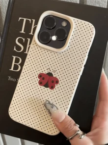 1 buah Casing Ponsel TPU Minimalis Motif Polkadot Putih Musim Semi, Tahan Guncangan, Perlindungan Penuh, Kompatibel dengan Apple 17, 16, 15, 14, 13, 12, 11 Pro Max, Air, Series - MultiWarna - View 2