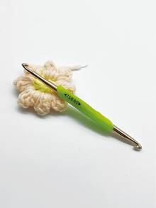 矽膠手柄雙頭鉤針，1件裝，提供不同雙頭尺寸，多種實用組合可選，1件可替代2件。防滑矽膠握把觸感舒適，輕巧便攜，適合日常戶外編織與初學者練習 - 雙頭矽膠鉤針 - 查看 3