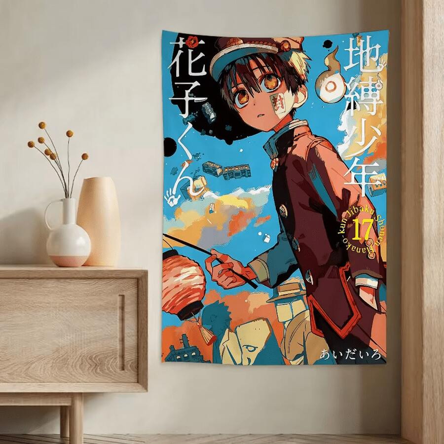 Anime Toilet Bound Hanako Kun Colorful Tapestry Wall Hanging Cheap Hippie Wall Bohemian Wall Tapestries Mandala Wall Sheets (1) - 1PC - 查看 1
