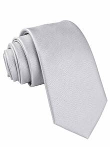 1 chiếc cà vạt nam màu trơn, kiểu dáng công sở, thắt tay, có gân chéo (rộng 8cm), phụ kiện, quà tặng lễ hội, tốt nghiệp. - xanh đậm - Xem 4