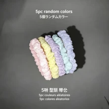 5/10/20/40 phụ kiện tóc mùa hè cho nữ, dây buộc tóc scrunchies chiffon màu trơn, phong cách dịu dàng nữ tính dễ thương cho học sinh mùa tựu trường, trẻ trung, buộc tóc đuôi ngựa, phụ kiện tóc đi biển tươi mới, có thể dùng làm dây đeo tay, dây chun buộc tóc tinh tế dễ thương màu kẹo ngọt - Nhiều màu - Xem 8