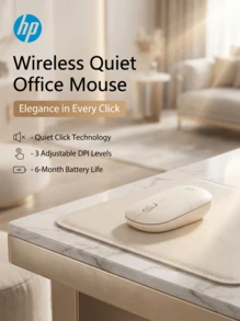 HP Lightweight Wireless Mouse With Convenient Battery Design And 2.4G Anti-Interference Transmission, Suitable For Long-Term Office And Mobile Office Use. M251SE - View 5