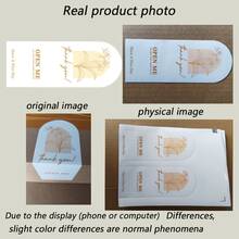 Customized Paper Box Sealing Stickers Waterproof Mildew-Proof Gift Labels For Christmas Birthday Mother's Day Valentine's Day Decoration - Rounded Rectangle - View 9