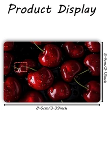 1 buah Stiker Kartu Kredit Ceri Merah, Hadiah Ulang Tahun Pesta Pasangan Bertema Buah Musim Panas, Bahan PVC Anti Sidik Jari Anti Gores Tahan Lama, Cocok Untuk Pria, Wanita, Pasangan, Kartu Chip Kecil, Kartu Bank, Kartu Kredit, Kartu Transportasi, Kartu Identitas Pelajar DIY - Tipe A - View 13