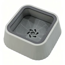 宠物水碗，防溅浮动碗，防溢不脏乱，狗/猫饮水宠物用品，浮动水碗，便携式旅行碗慢饮防滑设计，适合家庭和汽车使用 - 彩色 - 查看 11
