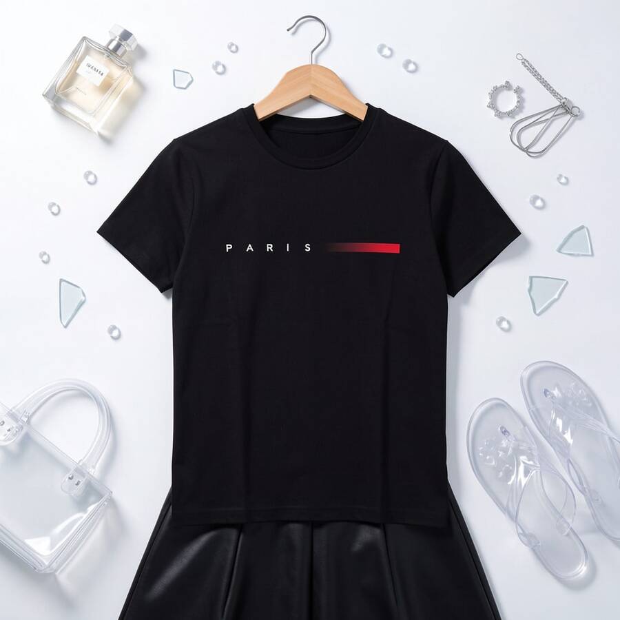 verano Cuello redondo playeras de hombre gym Ocio vacaciones alta calidad camisas para hombre Estampados de moda Y2K ropa de hombre sudadera para festival con (2) - Negro - Ver 1