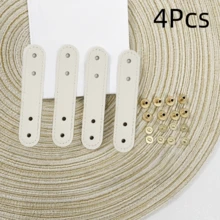 New Snap Button Hand-Woven Bag Accessories, Dual-Hole PU Belt Replacement Hook, Suitable For Wallet, Bag Making And Craft Gifts, Wallet Making, DIY Wallet Making - Multicolor - View 19
