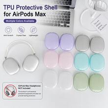 Casing Pelindung TPU Transparan yang Kompatibel dengan Headphone Max 2020/2024/2026 - Purple - View 1