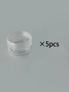 5pcs/Set 10g Colorful Cream Travel Samples, Cosmetic Moisturizing Containers, Refillable Plastic Travel Jars With Lids, Suitable For Lotions, Sunscreen, Face Creams - Random Colors - Multicolor - View 8