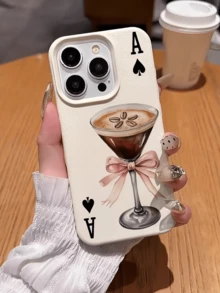 1個黑白黑桃主題極簡風TPU防震全包手機殼，適用於Apple 17、16、15、14、13、12、11 Pro Max、Air及系列 - 彩色 - 查看 4