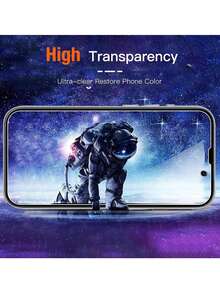 CASECOPS 3片裝防窺隱私手機螢幕保護貼 防刮鋼化玻璃 全螢幕覆蓋手機保護膜 適用於 iPhone 17 Pro Max/17 Pro/17/16 Pro Max/16 15 14 13 12 11 Pro Max/Plus 防指紋手機保護膜 隱私防窺玻璃螢幕保護貼 - 無色 - 查看 2