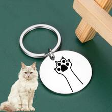 Long-Distance Travel Pet Identification Pendant, Stainless Steel Dog Tag ID Plate Collar Accessory, Stores Owner Contact Information, Effectively Reduces Risk Of Getting Lost, Portable And Compact Suitable For Long-Distance Travel Cats And Dogs - Multicolor - View 12