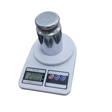 5kg Báscula de cocina con función de peso, conversión de unidades, apagado automático, para hornear en casa, baterías no incluidas - Blanco - Ver 2