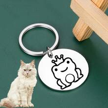 Long-Distance Travel Pet Identification Pendant, Stainless Steel Dog Tag ID Plate Collar Accessory, Stores Owner Contact Information, Effectively Reduces Risk Of Getting Lost, Portable And Compact Suitable For Long-Distance Travel Cats And Dogs - Multicolor - View 10