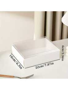 5/10 Transparent Pastry Boxes With Clear Lids, Large-Capacity Dessert Containers Perfect For Korean/French Macarons, Cakes, And Cupcakes-Ideal For Afternoon Tea And Baking Gifts, As Well As Reusable Gift Packaging. - Cake Box - View 5