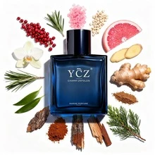 YCZ Cologne For Men Set - With Pheromones, 1.7 Oz Per Bottle , Ambergris, Nutmeg And Jasmine Blend To Create A Fresh Scent That Exudes Confidence And Elegance, Making It A Sophisticated Choice For Any Occasion And A Unique Holiday, Valentine's Day Gift. - 藏蓝色 - 查看 1