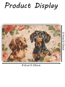 1pc Golden Retriever & Flower Credit Card Sticker Protector, Cute Pet Party Birthday Gift, PVC Material Anti-Fingerprint Anti-Scratch Wear-Resistant Skin, Suitable For Men, Women, Couples, Small Chip Cards, Bank Cards, Credit Cards, Transit Cards, Student Campus Cards DIY - Type a - View 13