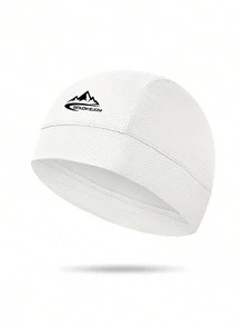 1pc Unisex Breathable Mesh Printed Cycling Cap/Headband, Outdoor Fishing Skiing Riding Hiking Sunscreen Headwear, Suitable For All Seasons - Multicolor - View 3