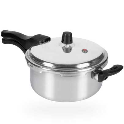 ALUMINIO NACIONAL Panela De Pressão Fechamento Externo 3L Fast Polido Nacional