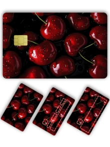 1 buah Stiker Kartu Kredit Ceri Merah, Hadiah Ulang Tahun Pesta Pasangan Bertema Buah Musim Panas, Bahan PVC Anti Sidik Jari Anti Gores Tahan Lama, Cocok Untuk Pria, Wanita, Pasangan, Kartu Chip Kecil, Kartu Bank, Kartu Kredit, Kartu Transportasi, Kartu Identitas Pelajar DIY - Tipe A - View 1