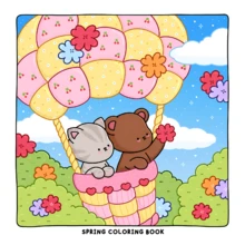Berry Spring Coloring Book: Cute And Cozy Coloring Book For Adults And Children, Featuring Simple And Easy-To-Color Animal Illustrations And Adorable Scenes - Berrie Coloring Volume 3 - View 15