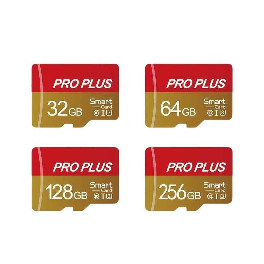 1pc Memory Card 32GB,64GB,128GB, 256GB, TF Card, Suitable For Tablet, Camera, Smartphone, Laptop, PC, Car Audio, Game Console And Audio Devices - Red Gold - View 1
