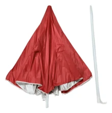 Outdoor Parasol, Stand And Base - Rojo - View 3