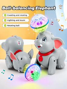 Children's Elephant Toy, Electric, Can Sing, Dance And Rotate, Suitable For Boys And Girls, With Lights And Educational Functions - Multicolor - View 8
