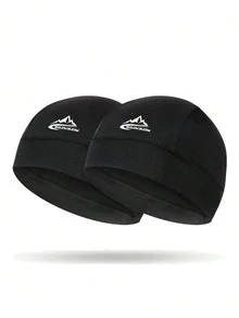 1pc Unisex Breathable Mesh Printed Cycling Cap/Headband, Outdoor Fishing Skiing Riding Hiking Sunscreen Headwear, Suitable For All Seasons - Multicolor - View 6