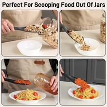 Silicone Spatula, High-Temperature Resistant Non-Stick Cookware Spatula Spoon, One-Piece Kitchen Cooking Spoon, Suitable For Frying, Stir-Frying, Egg Frying, Stirring, Serving, And Baking, Dishwasher , Ergonomic Non-Slip Handle, Meets Daily Cooking And Baking Needs, Cooking Tool, Back To School Supplies - Multicolor - View 7