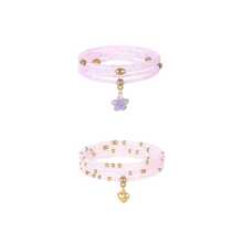 2Pcs 31.5 Inches African Waist Bead Chain Elastic Belly Beads Butterfly Shell Layered Body Chain Colorful Jewelry Accessories For Women - Multicolor-3 - View 6