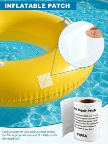 PVC Transparent Waterproof Outdoor Repair Patches, Suitable For Repairing Water Sports Equipment, Swim Rings, Inflatable Sofas, Tents And Sleeping Bags, Portable Design - Multicolor - View 1