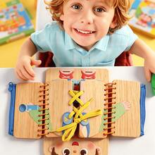 Montessori Children's Busy Board, Educational Sensory Toy For Boys And Girls To Learn Dressing Skills - Multicolor - View 5