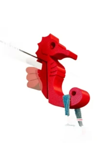 1pc Seahorse Shaped Storage Hanging Rack, 3D Printed Bathroom Glass Hook, Multi-Functional Storage Hook, Suitable For Various Glass Widths, Creative Home Decor Hook, Storage Hook - Seahorse Hook - View 4