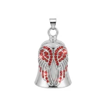 1pc Guardian Angel Motorcycle Bell Good Luck Charm Keychain Pendant Accessories, Gift For Bike, Friends - one-size - View 25