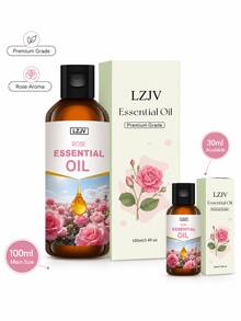 30ml/Rose Scented Essential Oil, Rose Aromatherapy Essential Oil, Suitable For Aromatherapy Diffuser, Humidifier, Soap/Candle Making, Ideal Gift - Rose Essential Oil - View 8