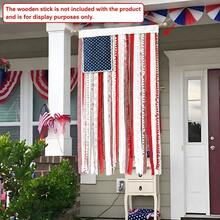 4th Of July Decorations American Flag Banner Hanging Fourth Of July Banner 250th Anniversary Patriotic Independence Day Accessories Decor For Home Outdoor Indoor - A - Xem 2